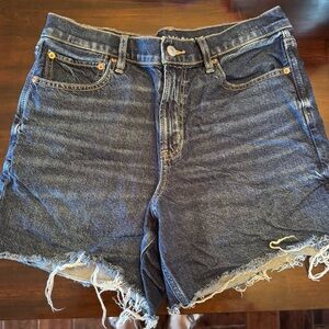 American Eagle Outfitters Dark Blue Jean Shorts